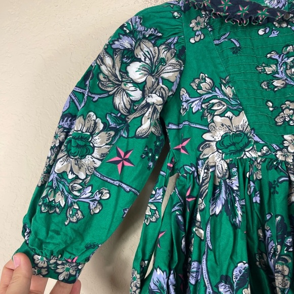 Vintage Mousefeathers Girls Floral Star Dress Toddler Size 4T - Picture 4 of 8